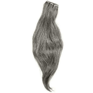 Extensiones de cabello gris natural vietnamita