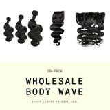 Brazilian Body Wave, & Straight Short Length Wholesale Package